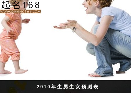 2010年生男生女预测表