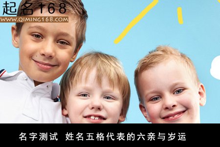 名字测试 姓名五格代表的六亲与岁运