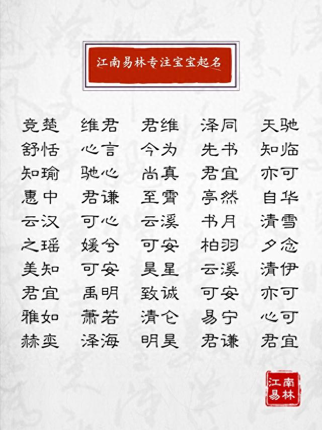 唐诗名篇起名：300个才思敏捷的名字，适合好学勤奋的宝宝