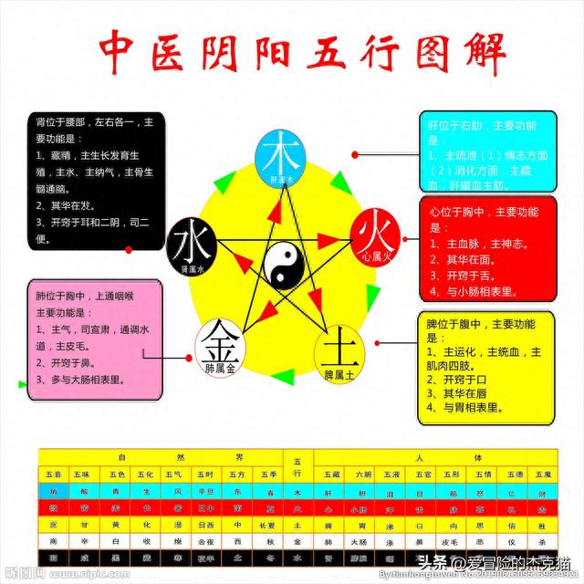 天生五材，命之五行-五行说