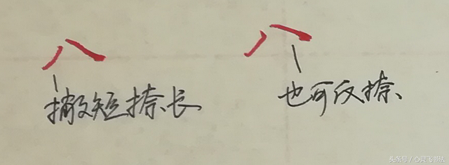 写字放不开？练这个挺合适，速成速效，还潇洒，行楷八字头写法