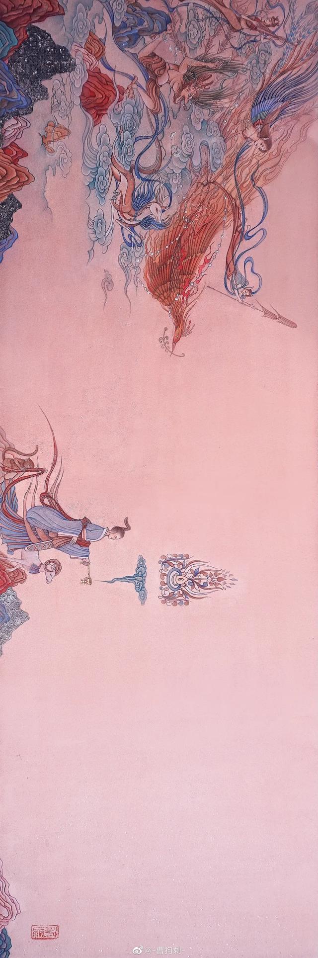 为《国家宝藏》着迷，与敦煌壁画邂逅，90后插画师描绘属于他的“国风”