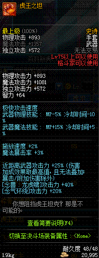 别叫我光兵叫我念帝，DNF虎王之坦史诗故事