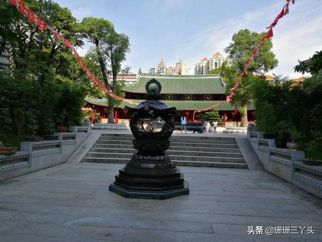 广州有一座“被当做公园”的寺庙，曾经能眺望珠江，参观无门票