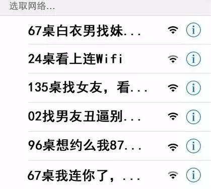 出门旅个游，想连网却被戏精WiFi们的蛇皮起名给逗哭了