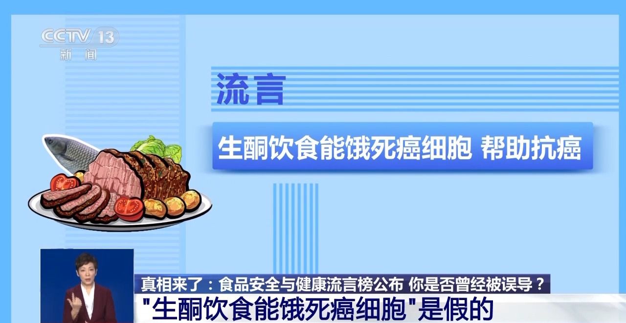 2024年食品安全与健康流言榜发布 这些都是真的吗？真相来了