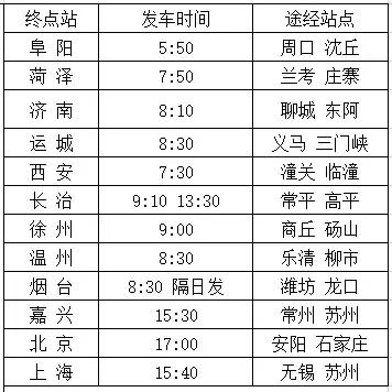 焦作汽车客运总站最新发车时刻表出炉，快转发收藏