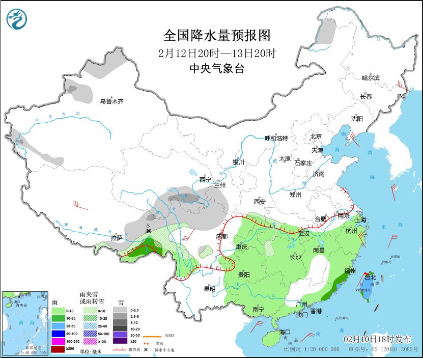 新一股冷空气影响我国 中东部有大范围弱降水