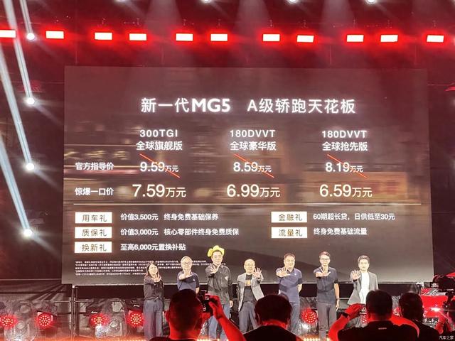 名爵MG5：6.59万起！名爵MG5、帝豪、轩逸你怎么选？