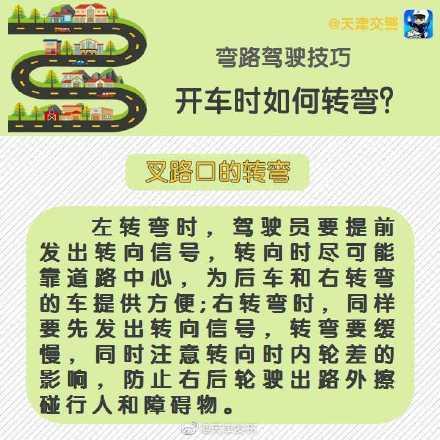 开车时如何正确转弯？