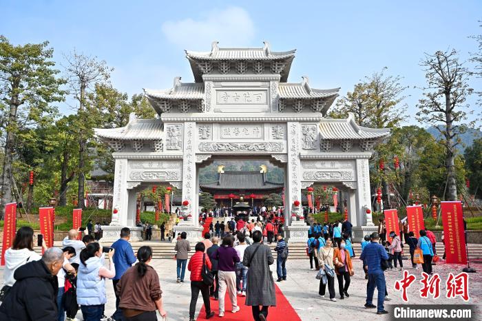 广州百花古寺重建落成 将承载对外交流交往功能